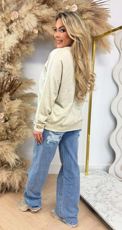 KAYLLA BASIC TOP 9986 BEIGE