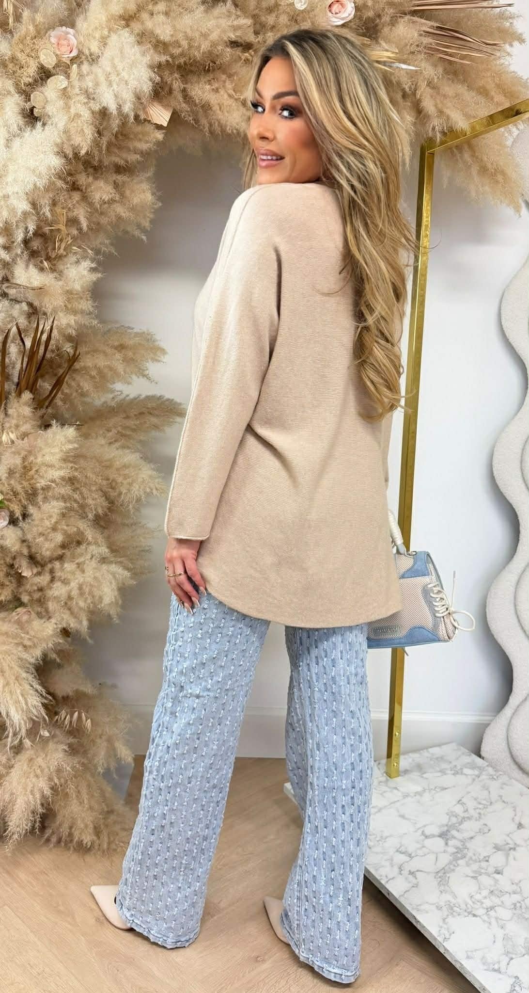 KIMMY HAUT LONG SOUPLE BEIGE