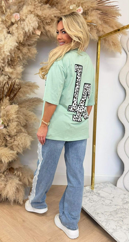 LA LOGO LEO TEE *L* MINT