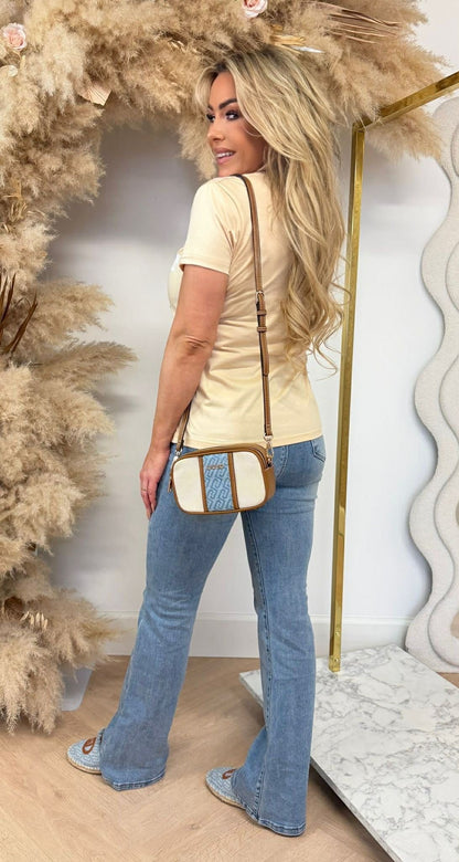 LA LOGO TEE 176 BEIGE