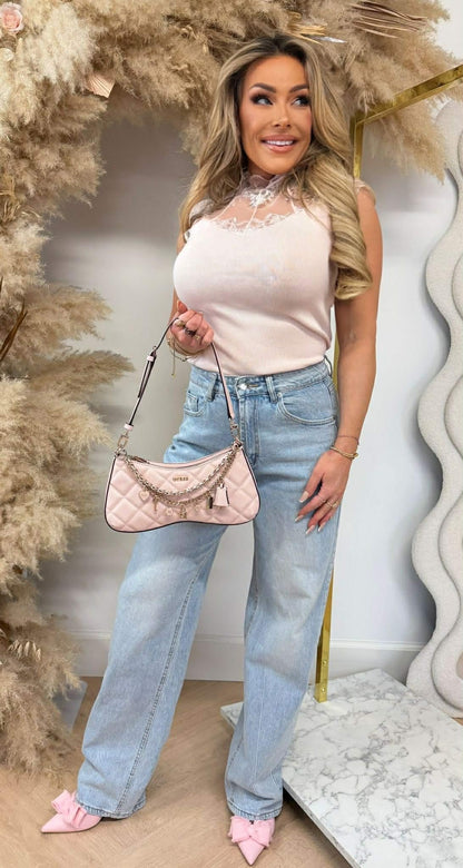 LACE CUTE TOP 6031 LIGHTPINK