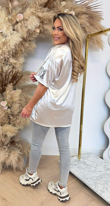 LEGENDARY 01 BASEBALL TEE BEIGE