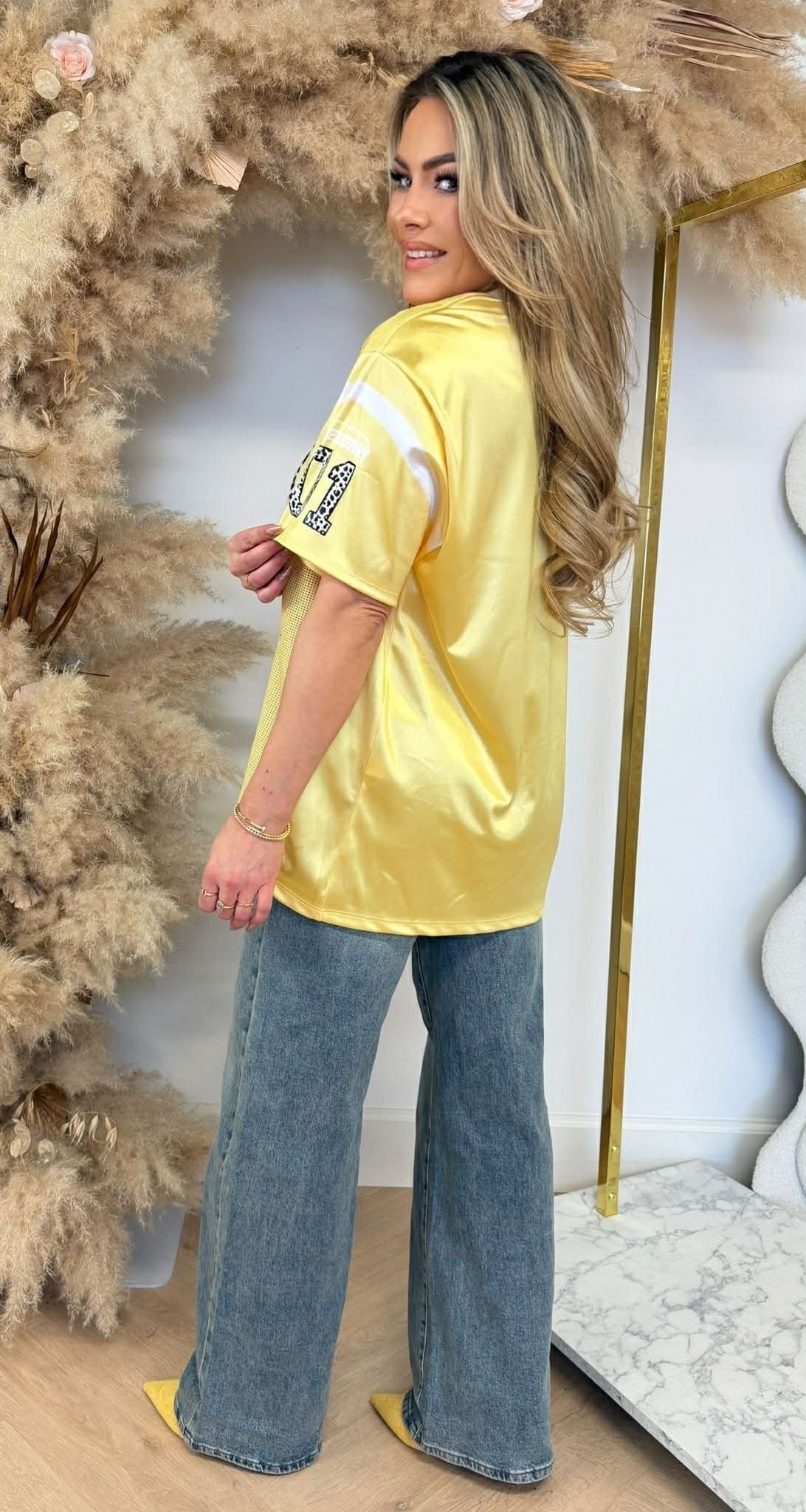 LEGENDÄRES 01 BASEBALL-T-SHIRT GELB