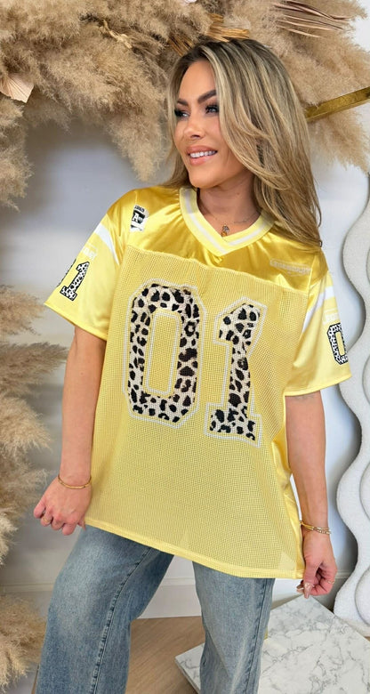 LEGENDÄRES 01 BASEBALL-T-SHIRT GELB