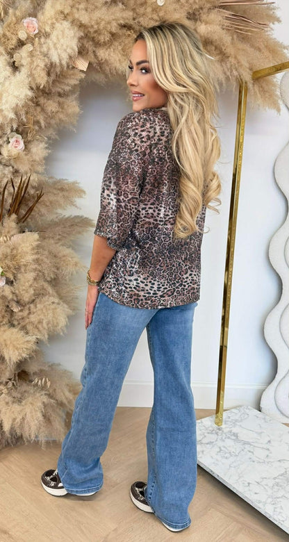 LEO SEQUIN LA SHIRTS BLUE
