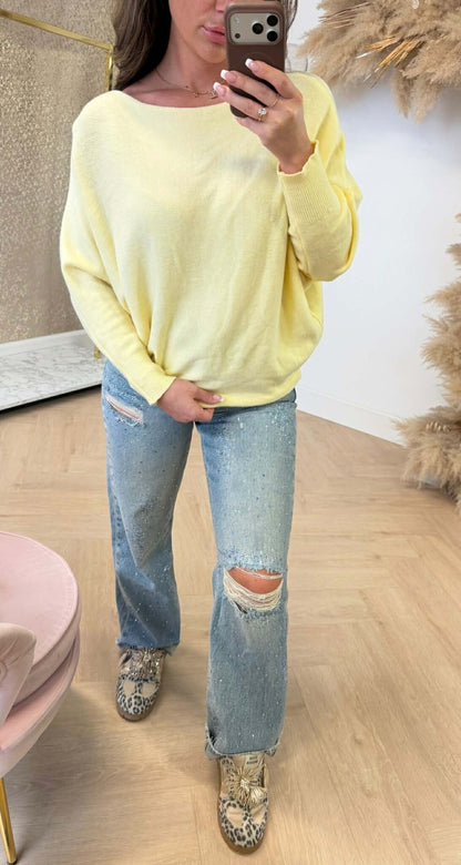 LAURA SOFT TOUCH TOP GELB