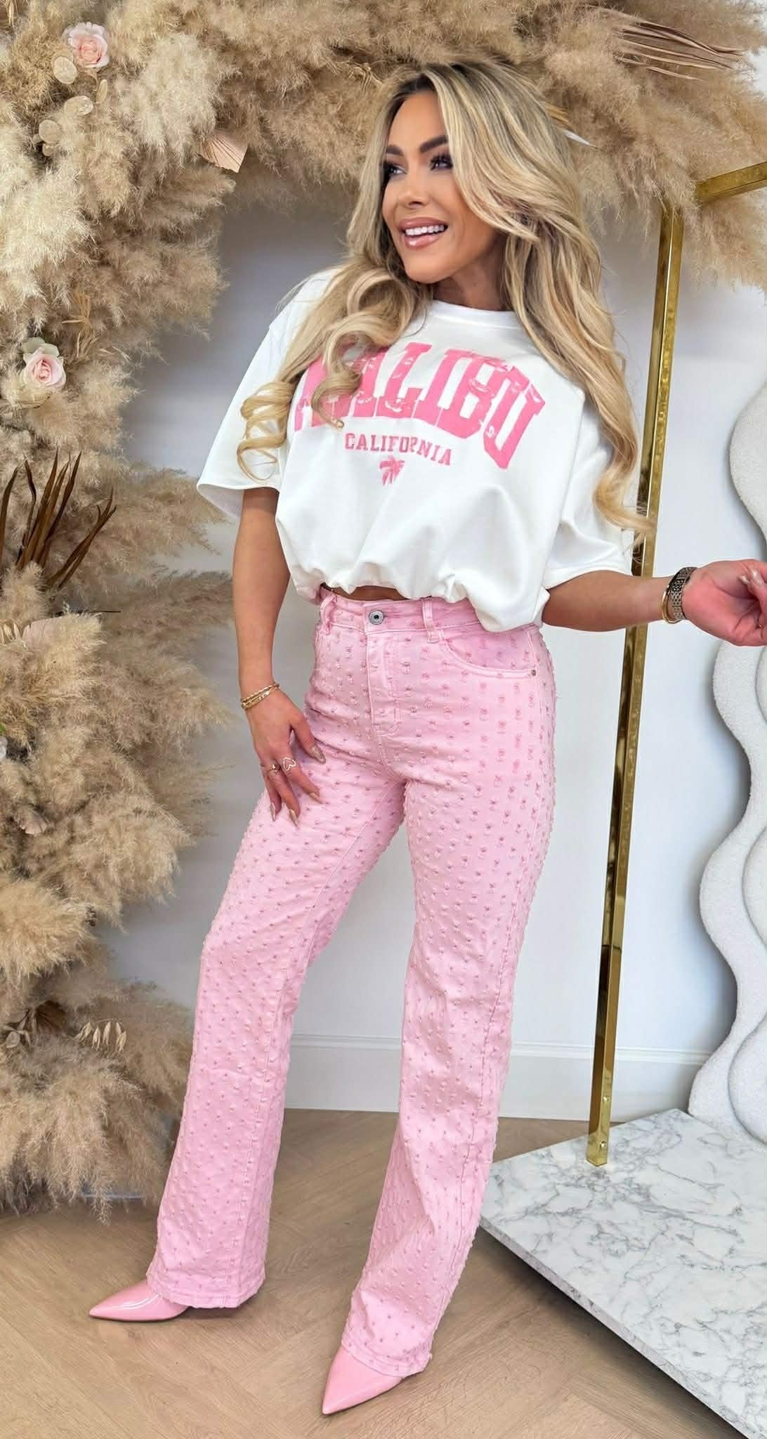 MALIBU CROPPED TEE WHITE