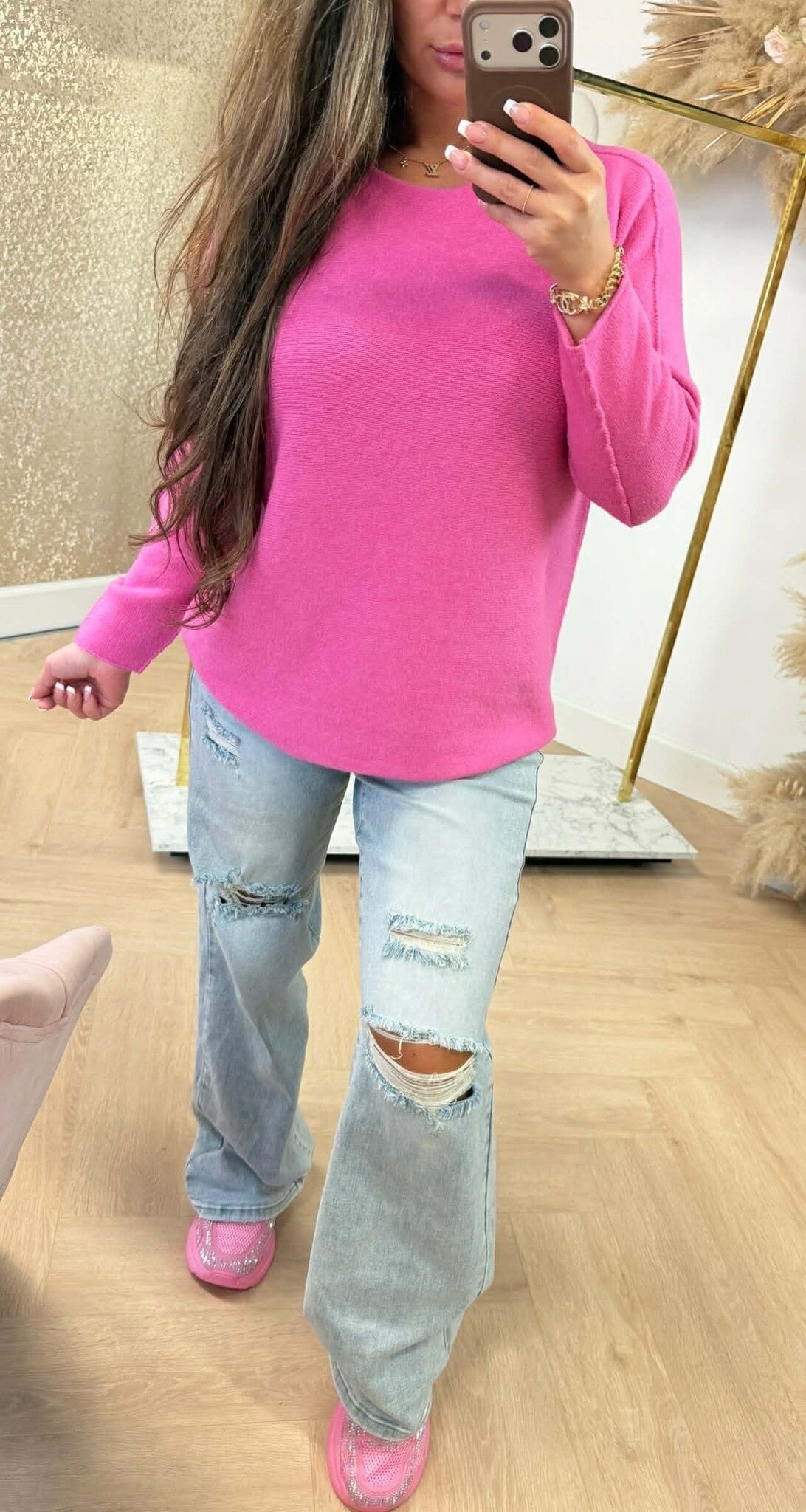 RUNDHALSTOP SWEETPINK