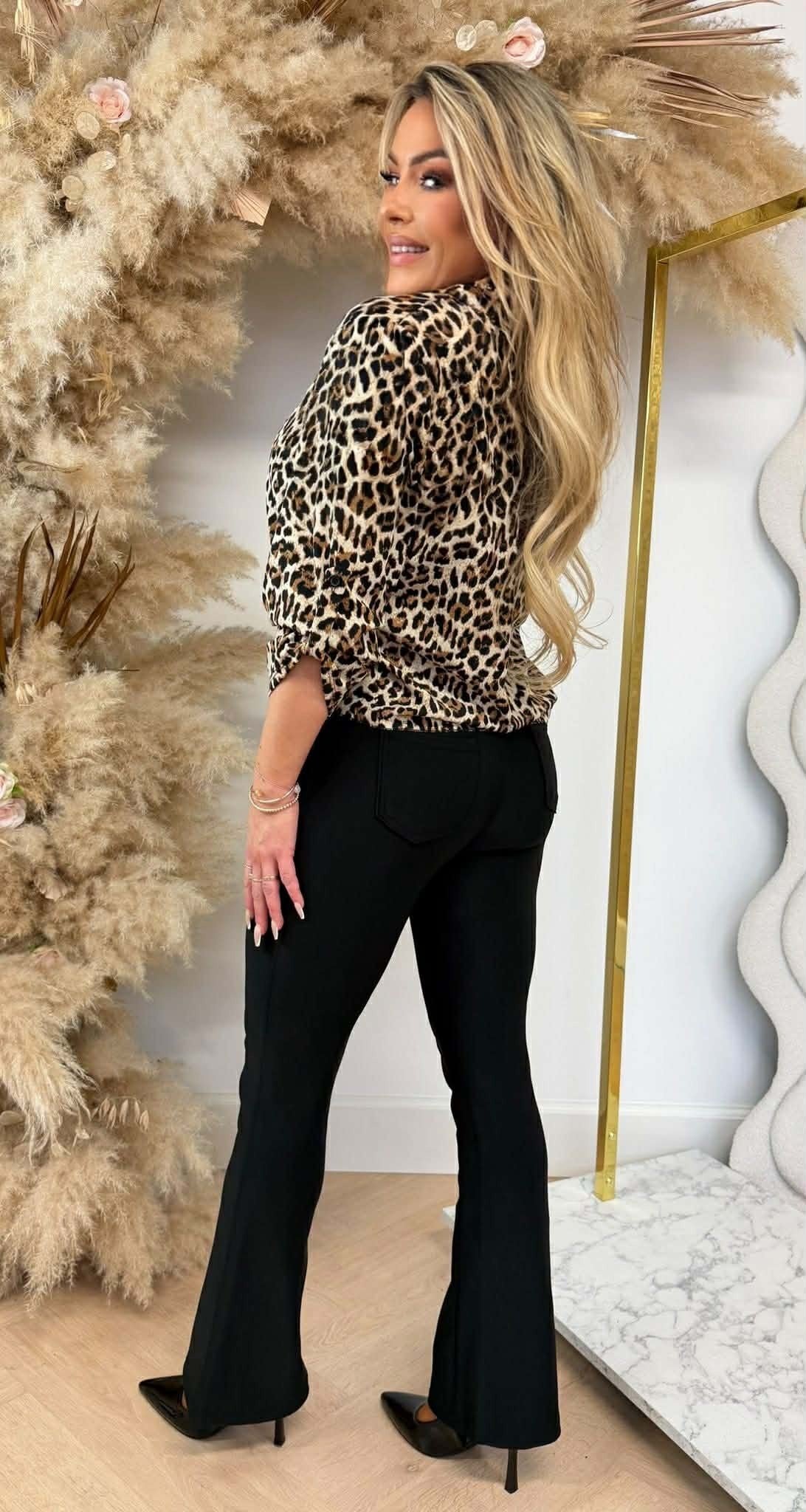 MIRANDA CHEMISIER LEOPARD