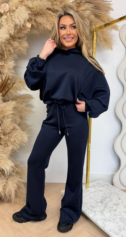 MUSTHAVE PUFFER FLARED SET MARINE