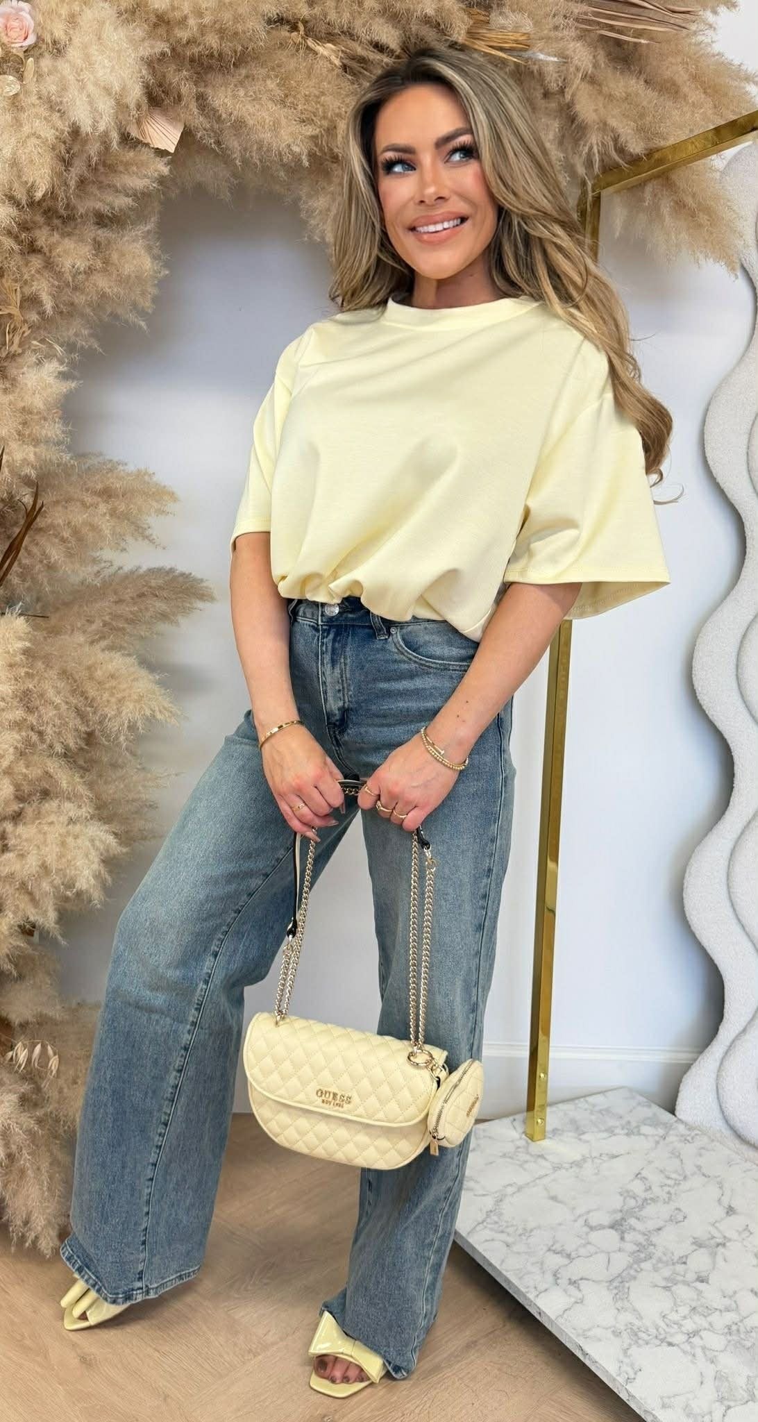 MUSTY CROPPED TOP YELLOW