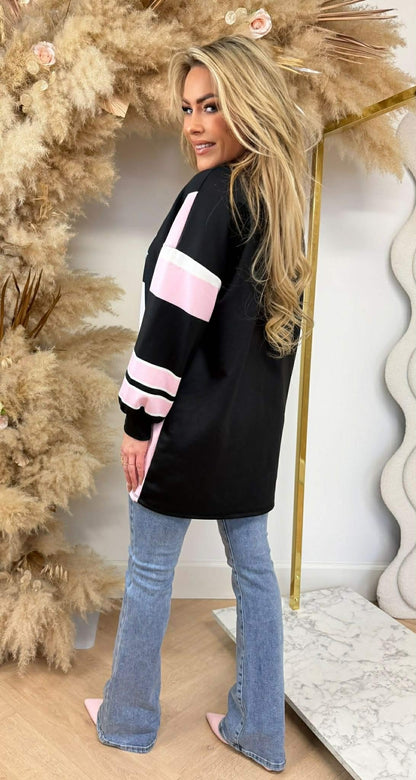 N 28 OVERSIZED SHIRT SCHWARZ