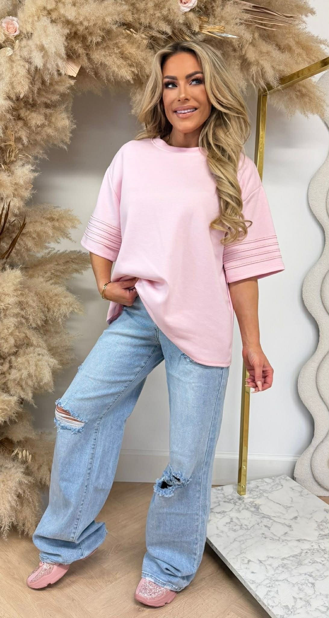 NAOMI GOLDY TEE ROSE