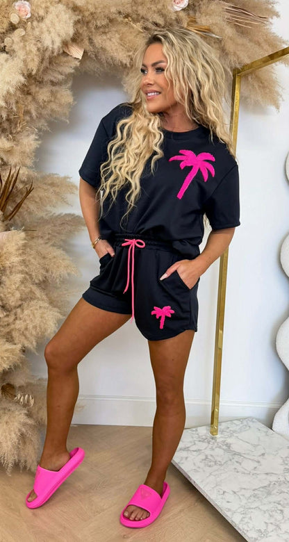 ENSEMBLE SHORT PALMIER MARINE