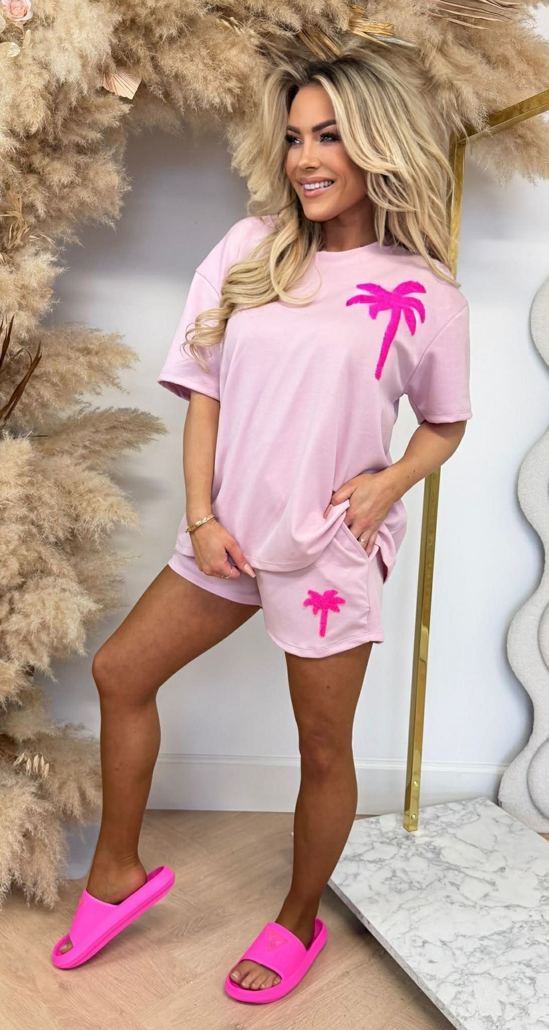ENSEMBLE COURT PALM ROSE