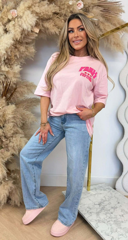 T-SHIRT FESTIVAL PARIS 2665 ROSE