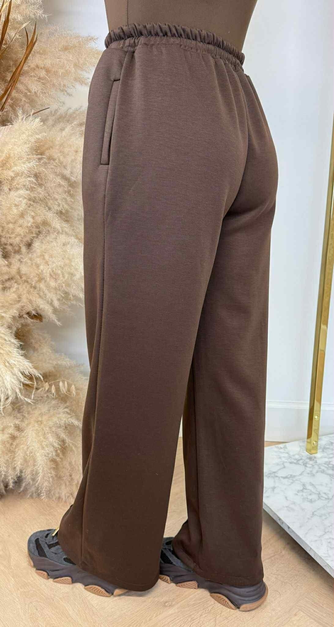 PERFECT STRAIGHT LEG PANTS CHOCO