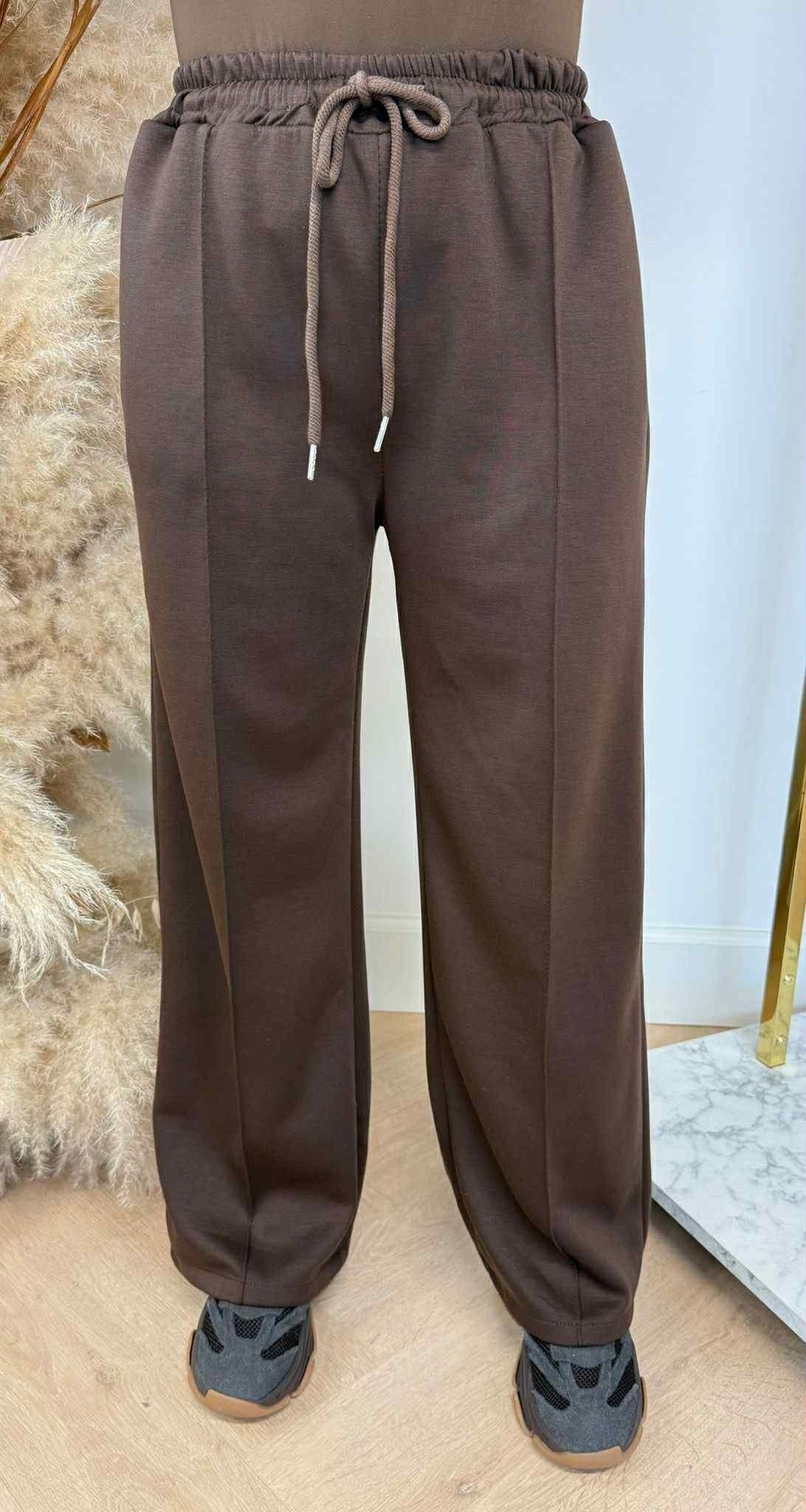 PERFECT STRAIGHT LEG PANTS CHOCO