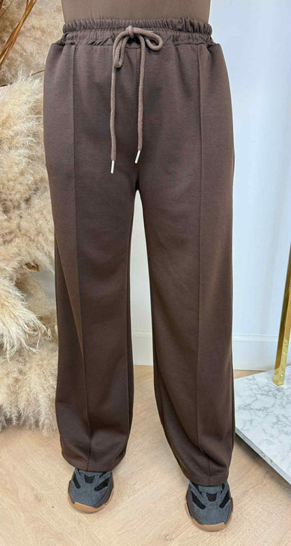 PERFECT STRAIGHT LEG PANTS CHOCO