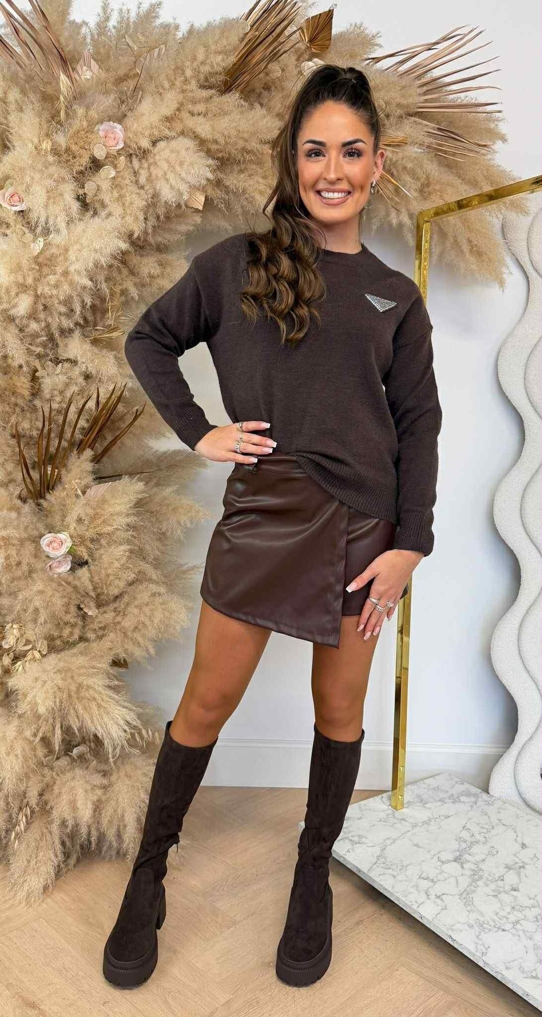 PRADY SWEAT AM747 CHOCO