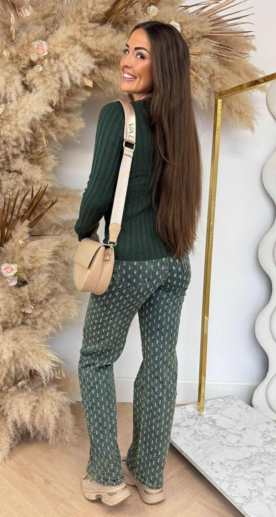 RIB V TOP 11073 ARMYGREEN