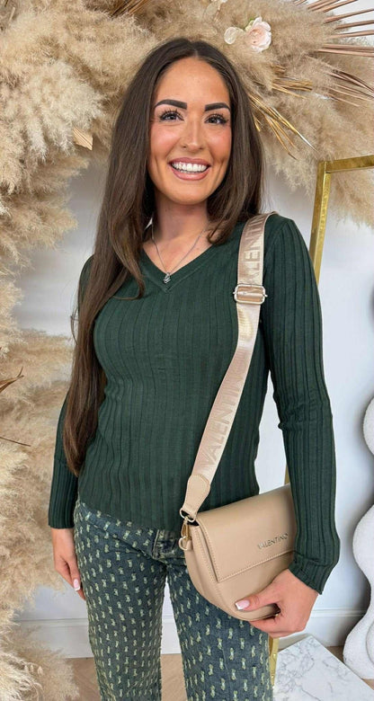 RIB V TOP 11073 ARMYGREEN