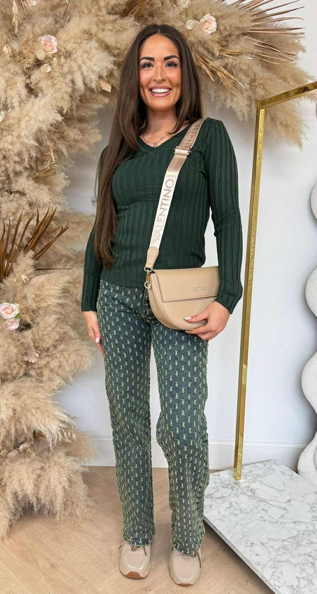 RIB V TOP 11073 ARMYGREEN
