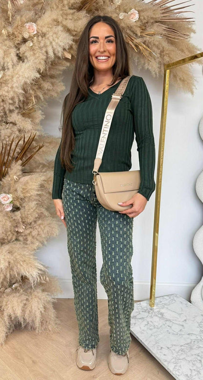 RIB V TOP 11073 ARMYGREEN