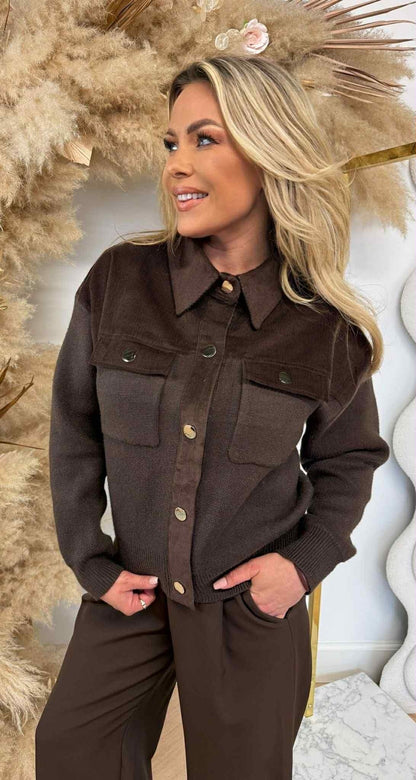 RIBBI JACKET 700 CHOCO