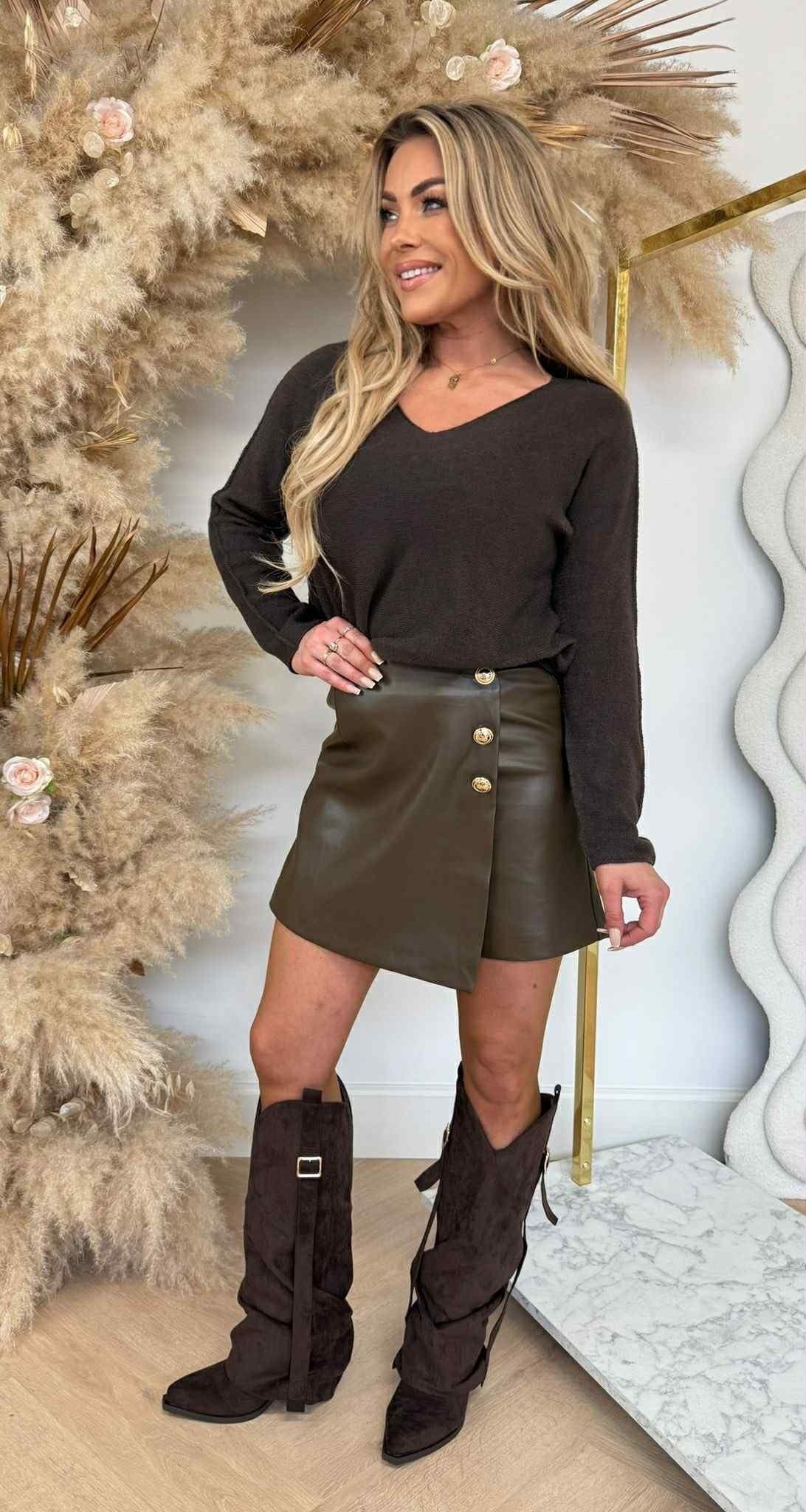 ROMY SOFT V TOP CHOCO
