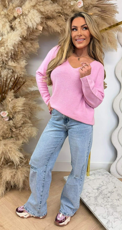 ROMY SOFT V TOP ROSA