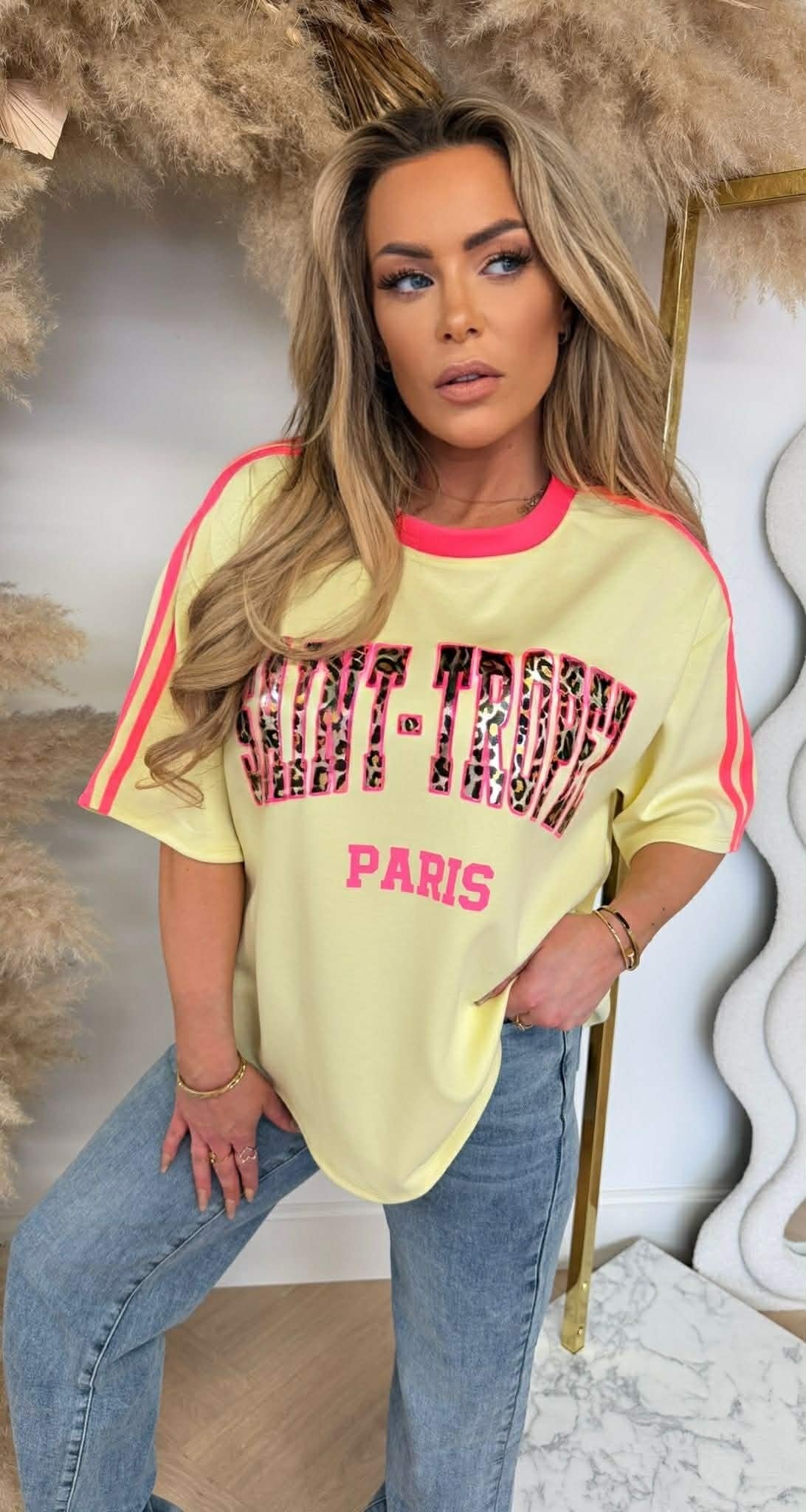 SAINT TROPEZ SHIRT YELLOW