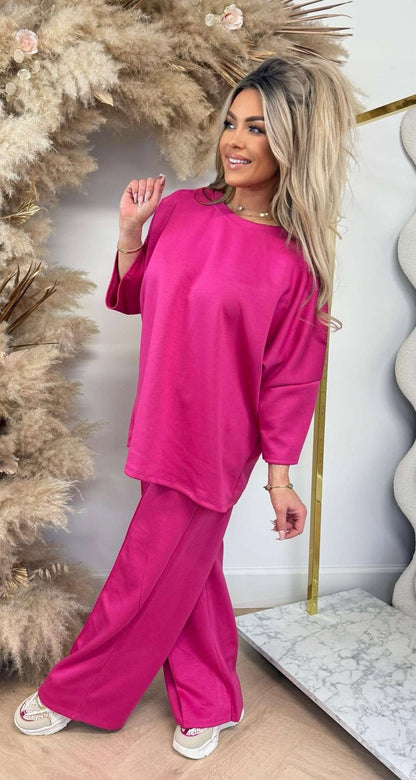 ENSEMBLE DEUX PIÈCES SARAH FUCHSIA