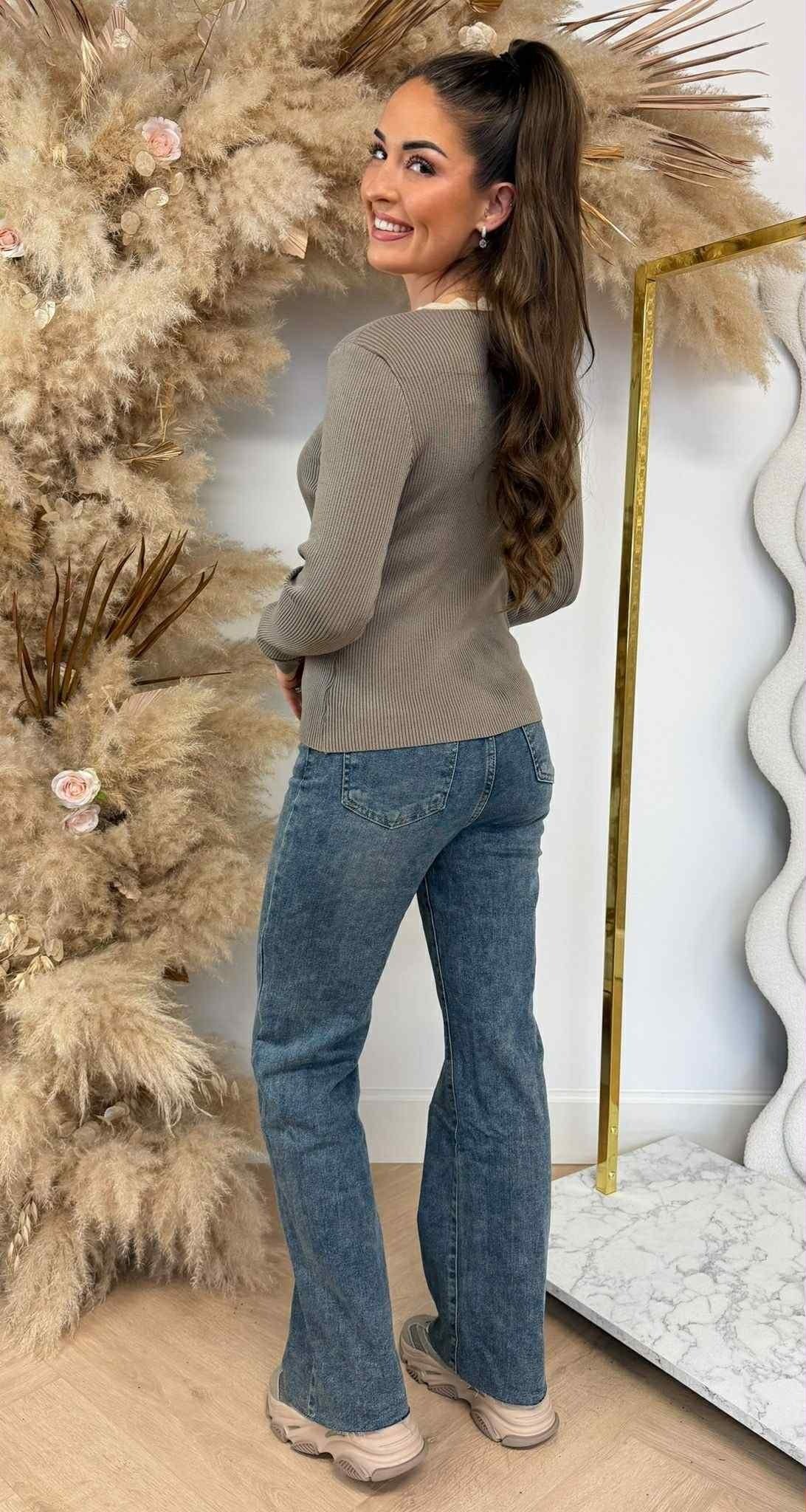HAUT LUREX À COQUES 9318 TAUPE