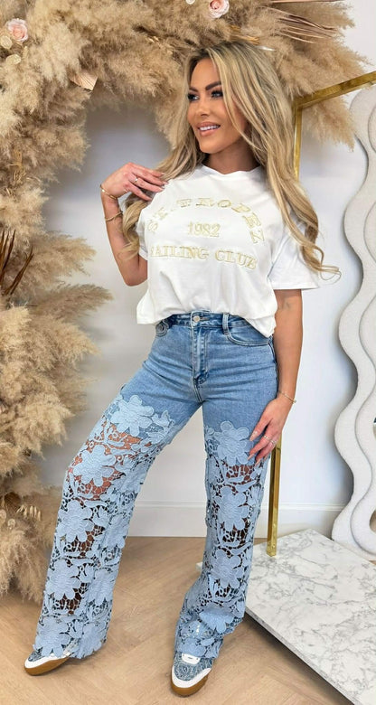 ST TROPEZ TEE 167 OFFWHITE