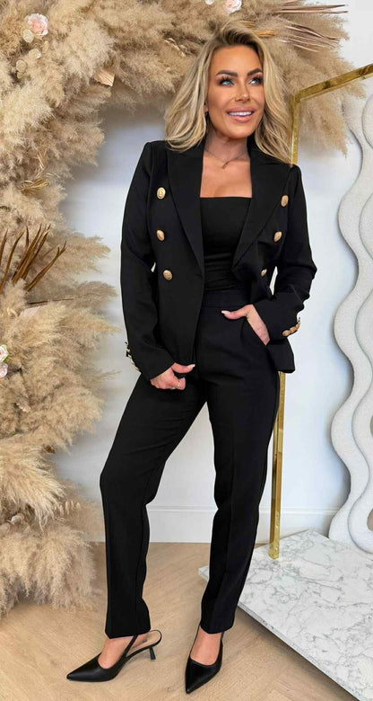 STACY BLAZER V195 SCHWARZ