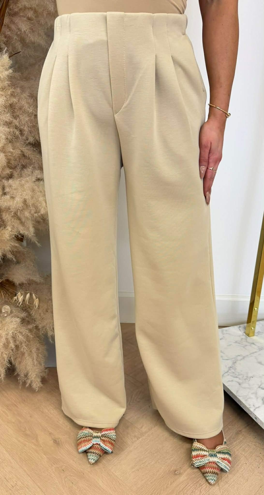 PANTALON STRETCH BEIGE