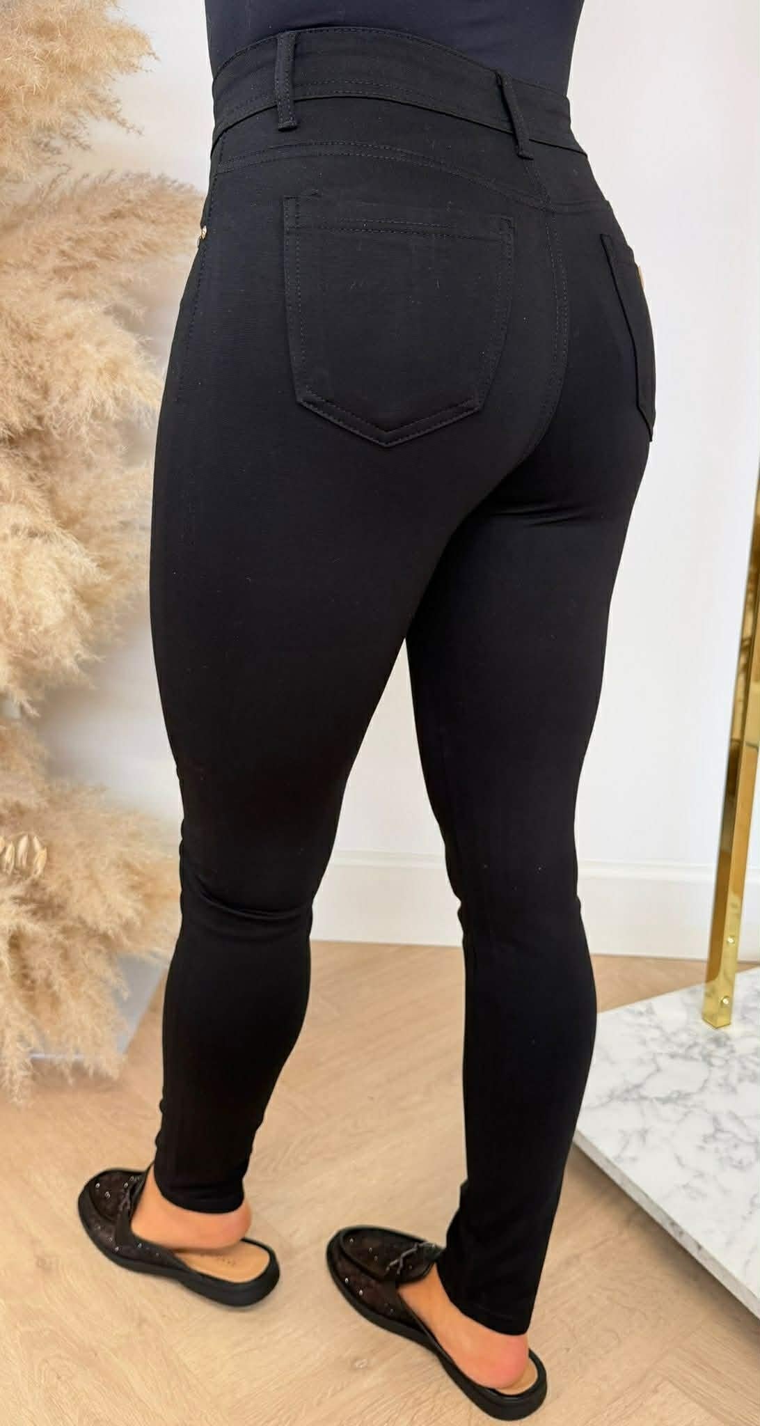 STRETCHY PANTS 68071 SCHWARZ