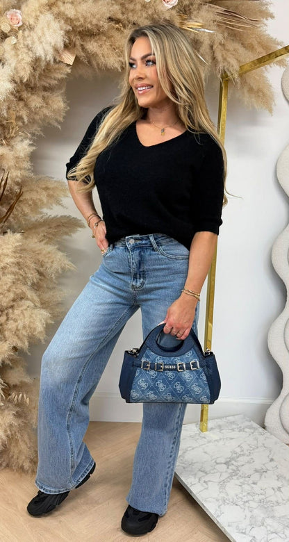 SYDNEY V TOP BLACK