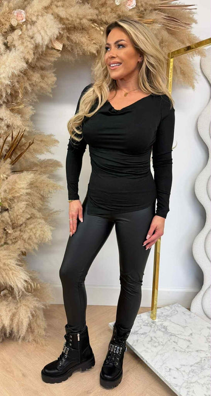 TESS LONGSLEEVE 9968 BLACK