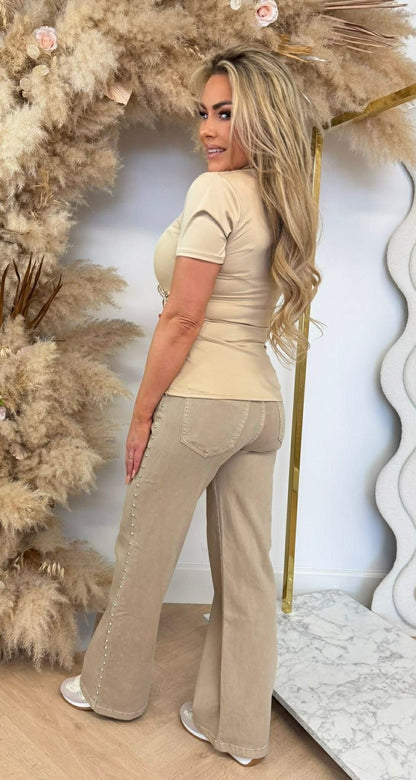 TRAVEL ELLE GOLDEN TOP BEIGE