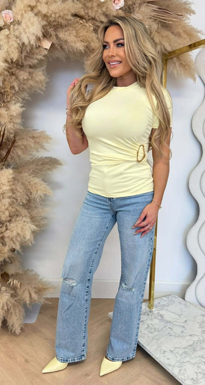 REISE ELLE GOLDEN TOP BUTTERGELB
