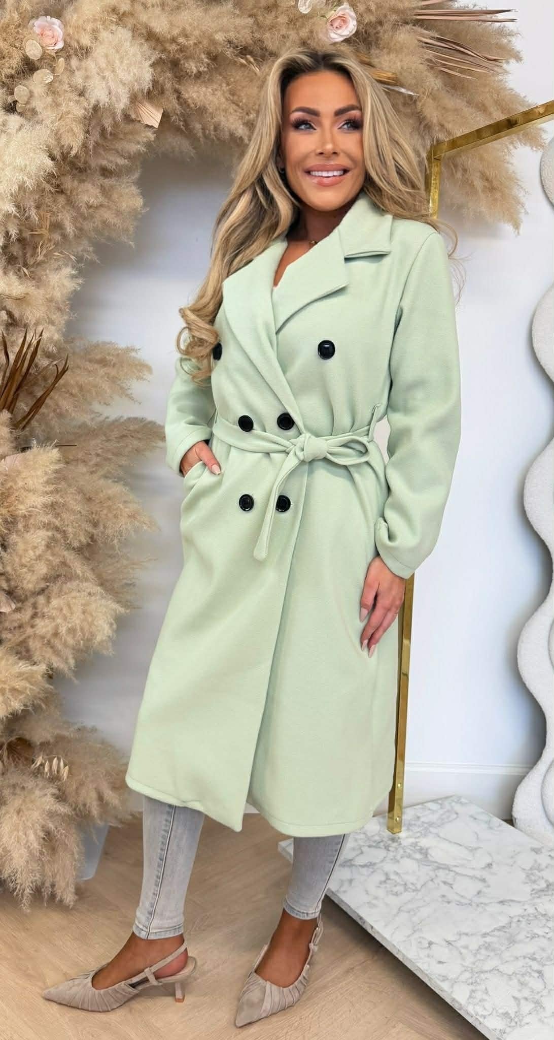 TRENCH COAT MENTHE