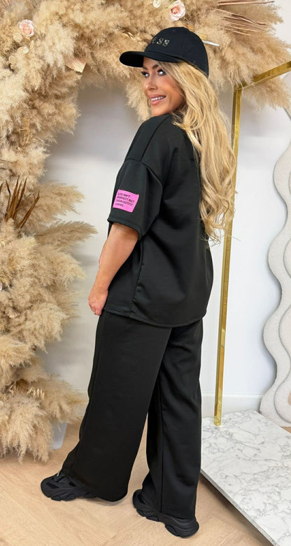 ENSEMBLE EMBLEMES VIRAL LONG NOIR