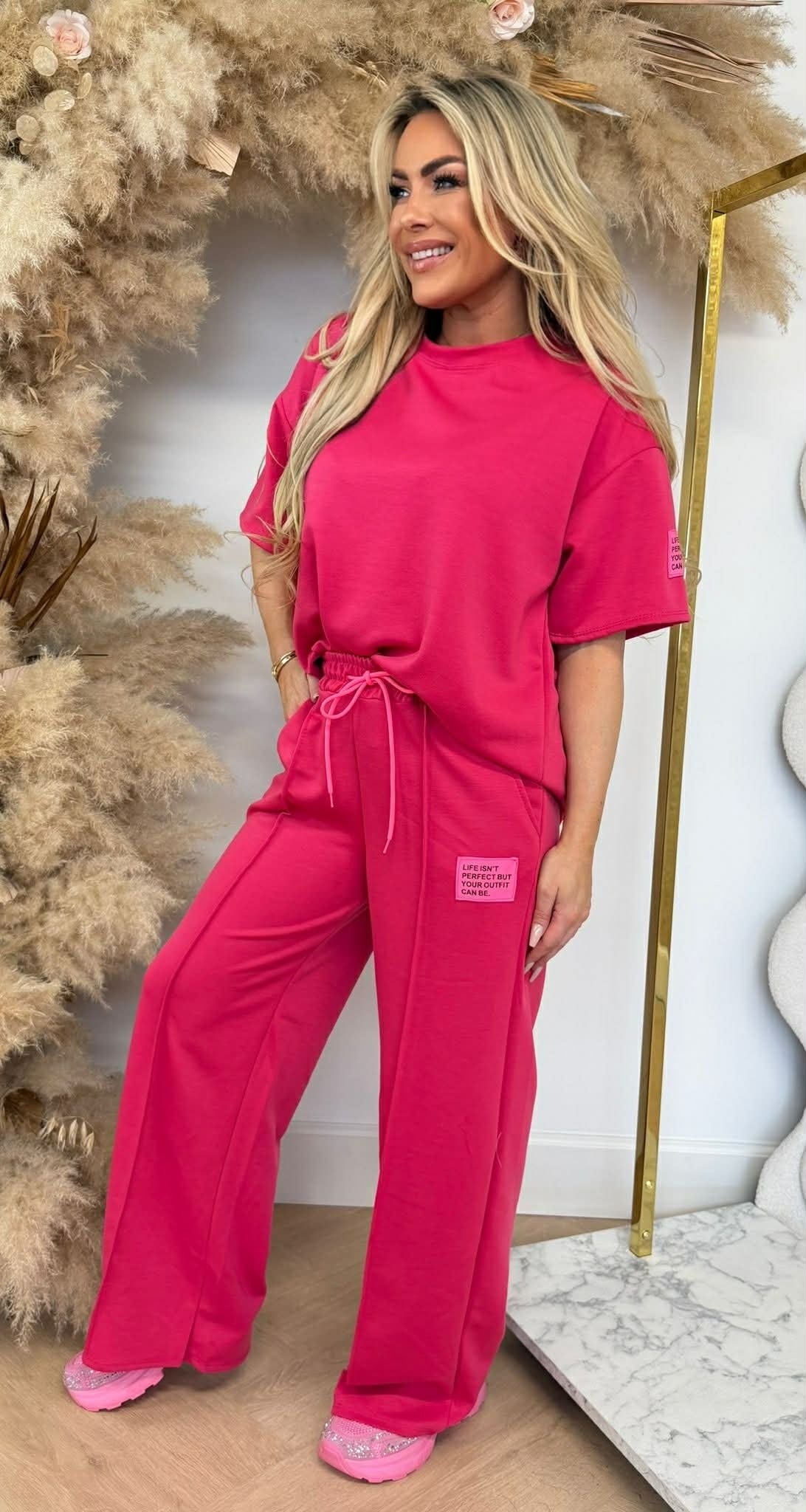 VIRALES Langes EMBLEMSE-SET FUCHSIA