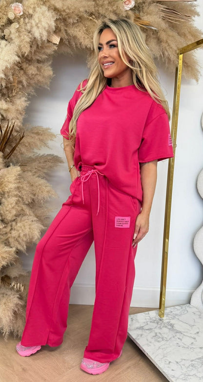 VIRALES Langes EMBLEMSE-SET FUCHSIA