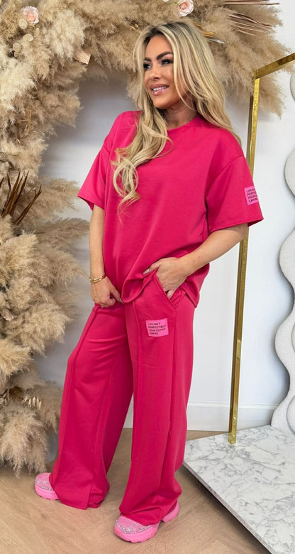 VIRALES Langes EMBLEMSE-SET FUCHSIA
